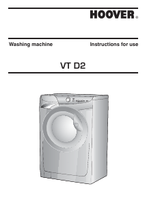Handleiding Hoover VT 914D22X-80 Wasmachine