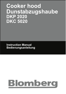 Manual Blomberg DKC 5020 Cooker Hood
