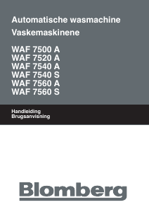 Handleiding Blomberg WAF 7520 A Wasmachine