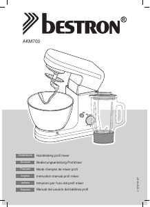 Manual Bestron AKM700 Stand Mixer