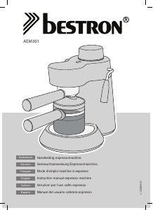 Manuale Bestron AEM301 Macchina per espresso