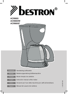 Bedienungsanleitung Bestron ACM800Z Kaffeemaschine