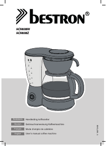 Bedienungsanleitung Bestron ACM608Z Kaffeemaschine