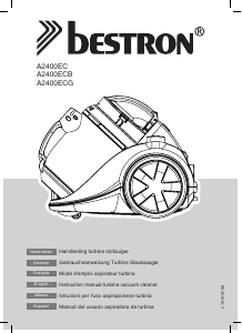 Manual Bestron A2400ECB Vacuum Cleaner