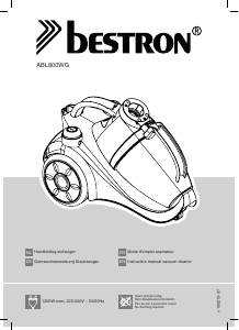 Handleiding Bestron ABL800WG Stofzuiger