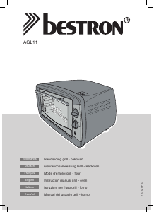 Manual de uso Bestron AGL11 Horno