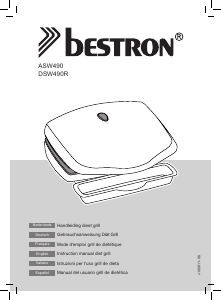 Handleiding Bestron DSW490R Contactgrill