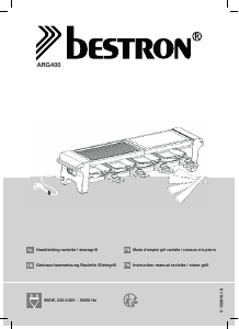 Bedienungsanleitung Bestron ARG400 Raclette-grill