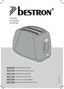 Mode d’emploi Bestron ATO978W Grille pain