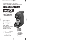Manual de uso Black and Decker GT300 Máquina de café