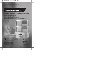 Bruksanvisning Black and Decker HS2776 Ångkokare