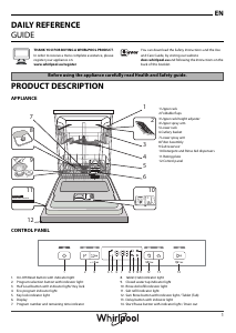 Manual Whirlpool WFC 3B19 UK Dishwasher