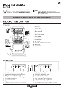 Bruksanvisning Whirlpool WSFO 3T223 PC X UK Diskmaskin