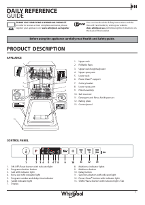 Bruksanvisning Whirlpool WSIO 3T223 PCE X UK Diskmaskin