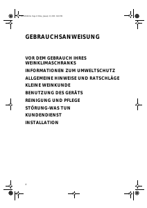Bedienungsanleitung Whirlpool ARC 2160W Weinklimaschrank