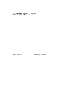 Bruksanvisning AEG L74659 Tvättmaskin