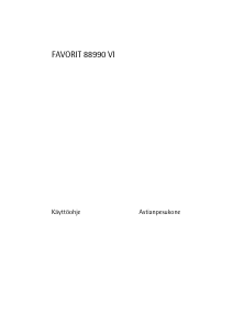 Käyttöohje AEG F88990VI Astianpesukone