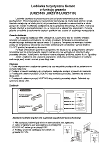 Instrukcja Kemot URZ3110 Lodówka turystyczna