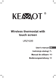 Manual Kemot URZ1220 Termostat