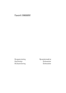 Bruksanvisning AEG F99000VIP Diskmaskin