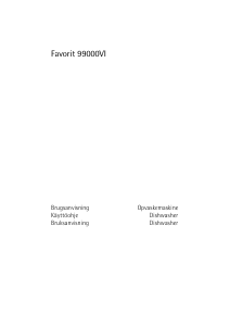 Käyttöohje AEG F99000VIP Astianpesukone