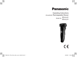 Manual Panasonic ES-LL21 Máquina barbear