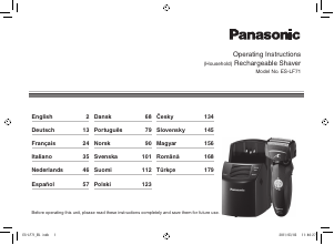 Mode d’emploi Panasonic ES-LF71 Rasoir électrique