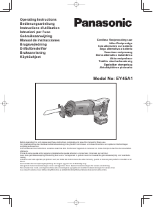 Käyttöohje Panasonic EY45A1 Puukkosaha