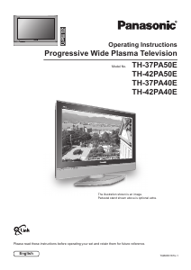 Manual Panasonic TH-42PA40E Plasma Television
