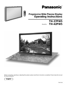 Manual Panasonic TH-42PW5LZ Plasma Television