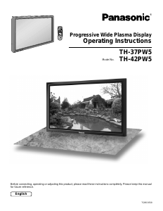 Bruksanvisning Panasonic TH-42PW5LZ Plasma TV