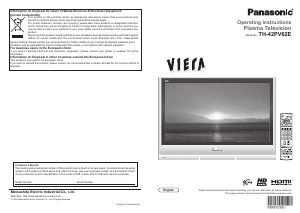 Manual Panasonic TH-42PV62E Viera Plasma Television