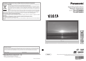 Bruksanvisning Panasonic TH-37PX60EH Viera Plasma TV