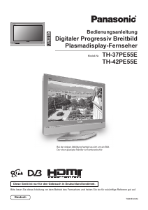 Bedienungsanleitung Panasonic TH-42PE55E Plasma fernseher