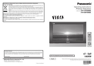 Bruksanvisning Panasonic TH-42PD60E Viera Plasma TV