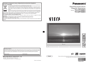 Bruksanvisning Panasonic TH-37PV60EH Viera Plasma TV