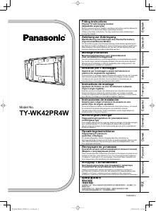 Bedienungsanleitung Panasonic TY-WK42PR4W Wandhalterung