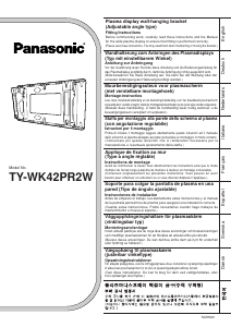 Bedienungsanleitung Panasonic TY-WK42PR2W Wandhalterung