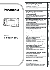 Bedienungsanleitung Panasonic TY-WK42PV1U Wandhalterung
