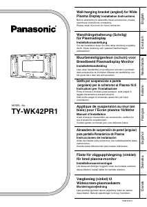 Manual de uso Panasonic TY-WK42PR1 Soporte de pared