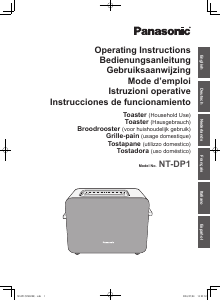 Manual Panasonic NT-DP1HXC Toaster