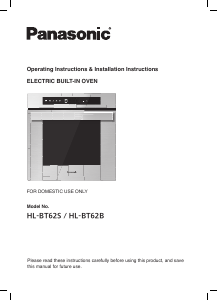 Manual Panasonic HL-BT62BEPG Oven
