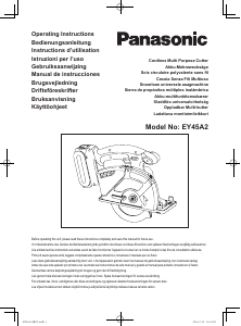 Käyttöohje Panasonic EY45A2 Pyörösaha