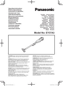 Manual de uso Panasonic EY37A3 Aspirador