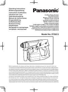 Bruksanvisning Panasonic EY6813NQKW Borrhammare