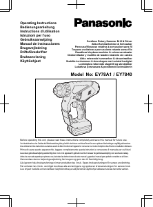 Manual de uso Panasonic EY7840 Martillo perforador