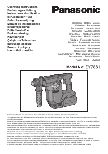 Manual Panasonic EY7881 Rotary Hammer