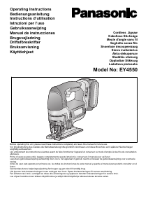Manuale Panasonic EY4550 Seghetto alternativo