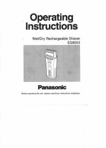 Bruksanvisning Panasonic ES-8003 Rakapparat