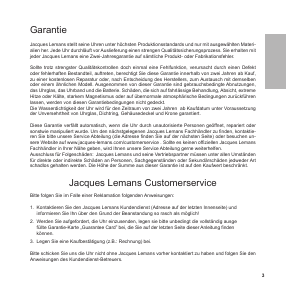 Manual Jacques Lemans F-5024 Formula 1 UTC Watch